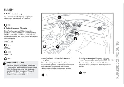 2011-2013 Peugeot RCZ Owner's Manual | German