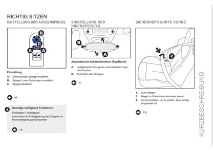 2011-2013 Peugeot RCZ Owner's Manual | German