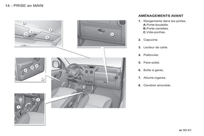 2011-2015 Peugeot Partner Origin Bedienungsanleitung | Französisch