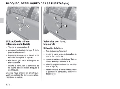 2020-2021 Renault Captur Bedienungsanleitung | Spanisch