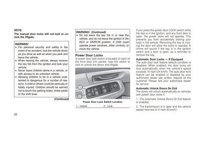 2011-2012 Jeep Cherokee Owner's Manual | English