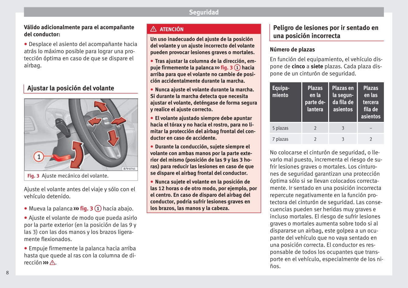 2014-2015 Seat Alhambra Owner's Manual | Spanish