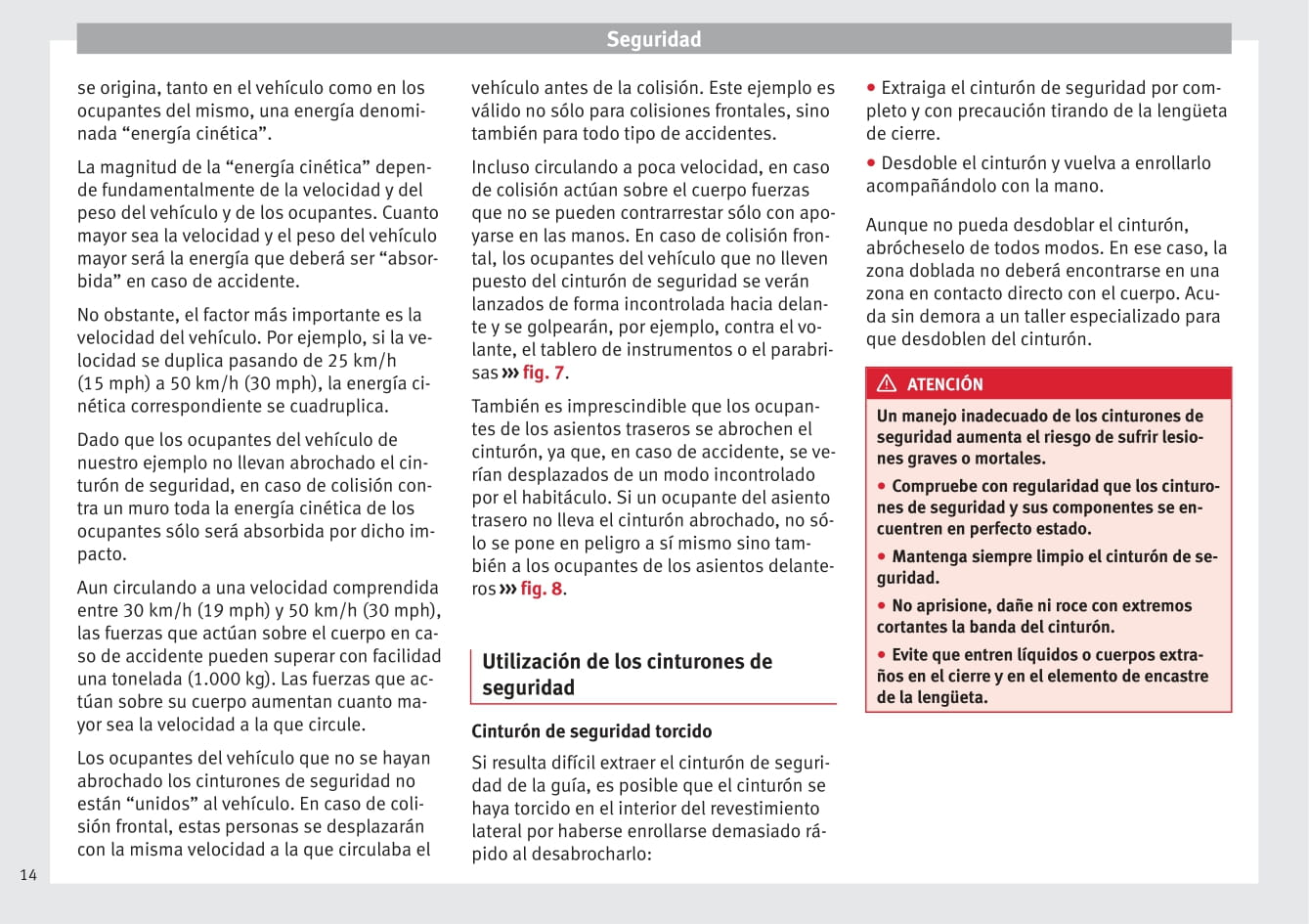 2014-2015 Seat Alhambra Owner's Manual | Spanish