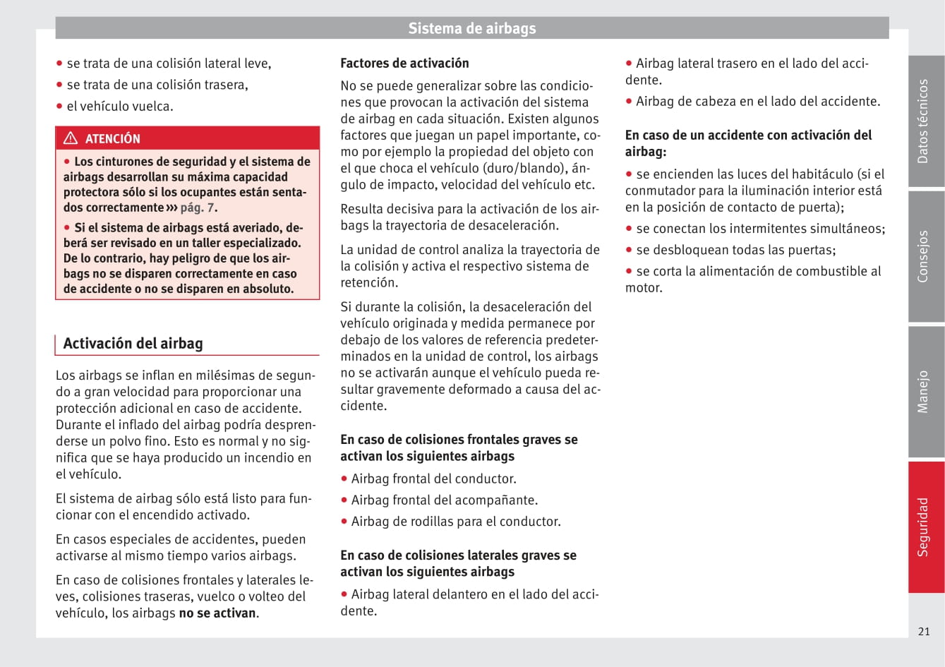 2014-2015 Seat Alhambra Owner's Manual | Spanish