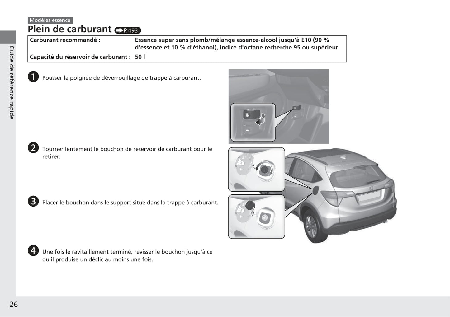 2018-2019 Honda HR-V Owner's Manual | French