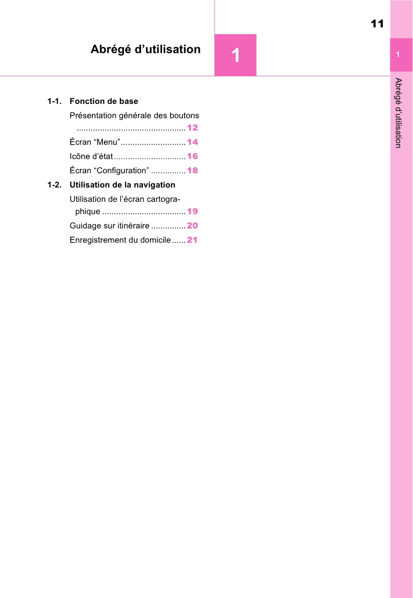 Toyota Yaris Cross Navigation / Multimedia Guide d'utilisation 2021 - 2023