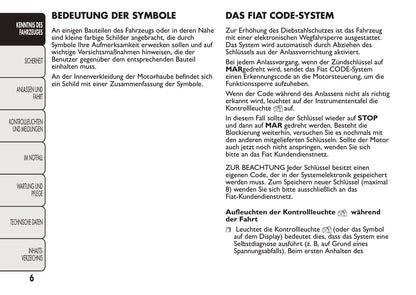 2016-2017 Fiat Qubo Bedienungsanleitung | Deutsch