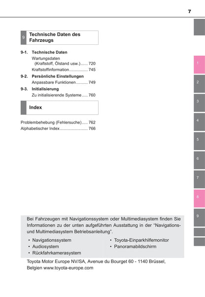 2016-2017 Toyota RAV4 Owner's Manual | German