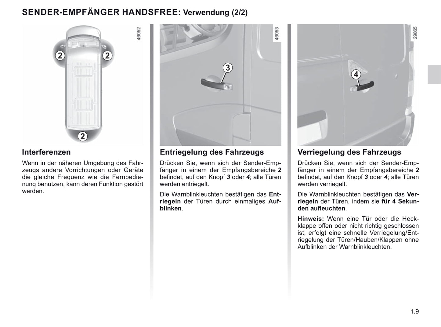 2019-2020 Renault Master Owner's Manual | German