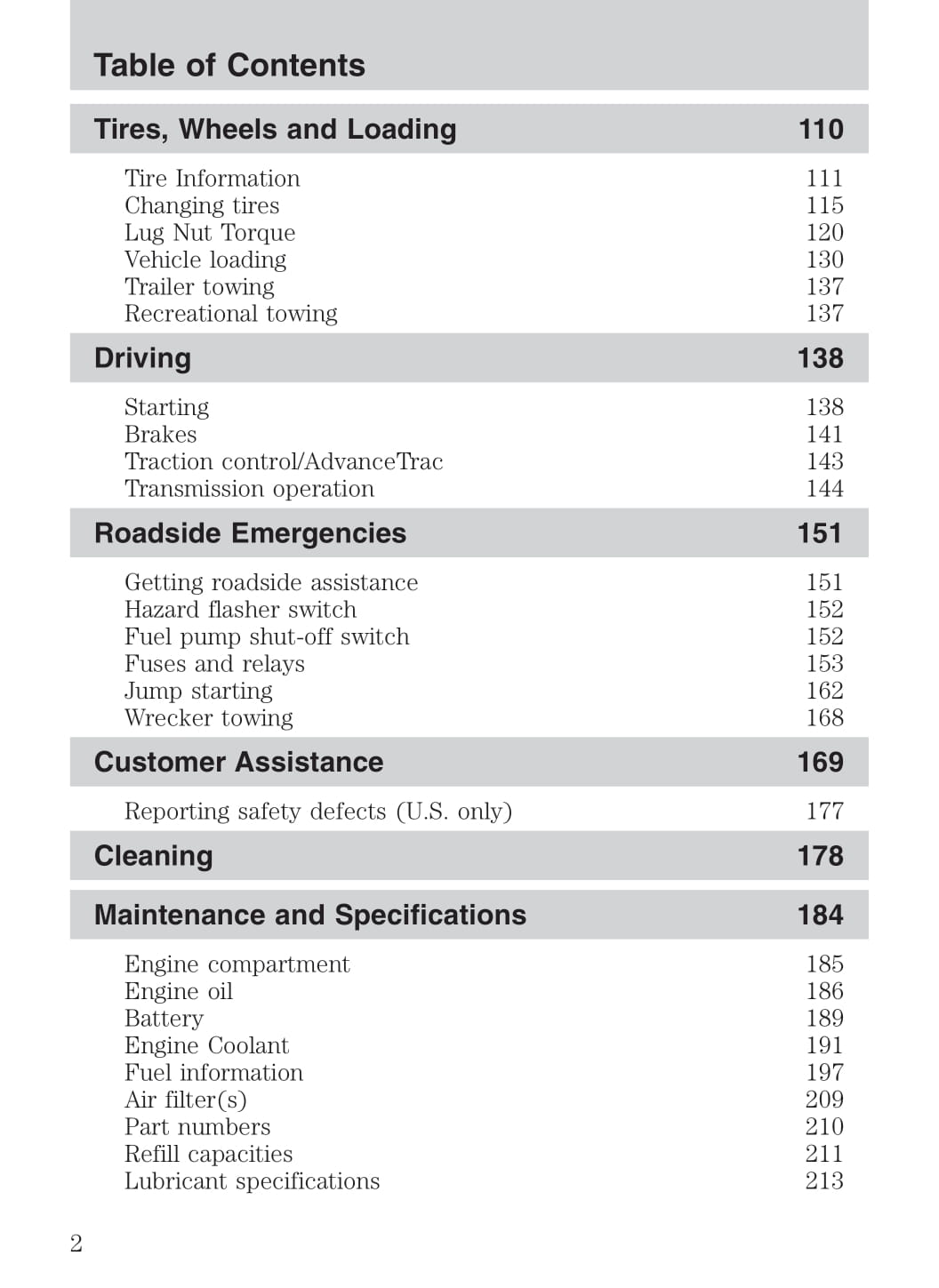 2005 Ford Thunderbird Owner's Manual | English