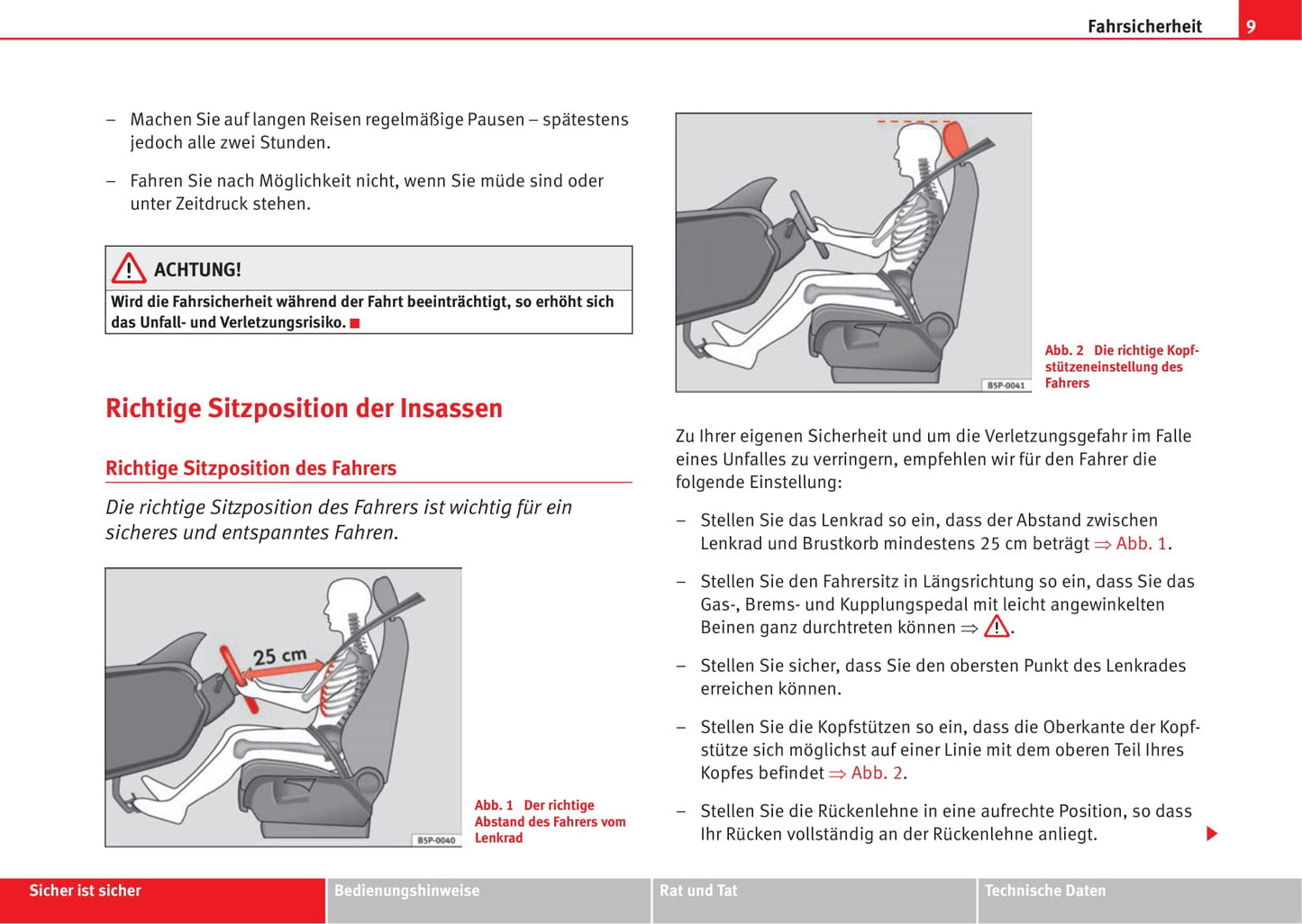 2009-2010 Seat Alhambra Owner's Manual | German