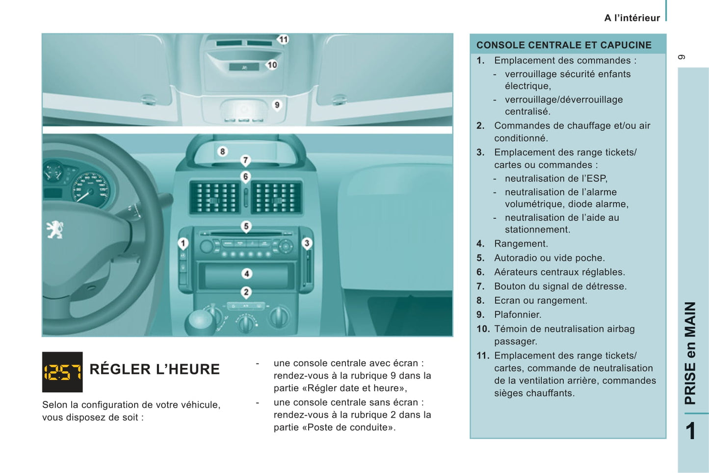 2011-2012 Peugeot Expert Tepee Bedienungsanleitung | Französisch