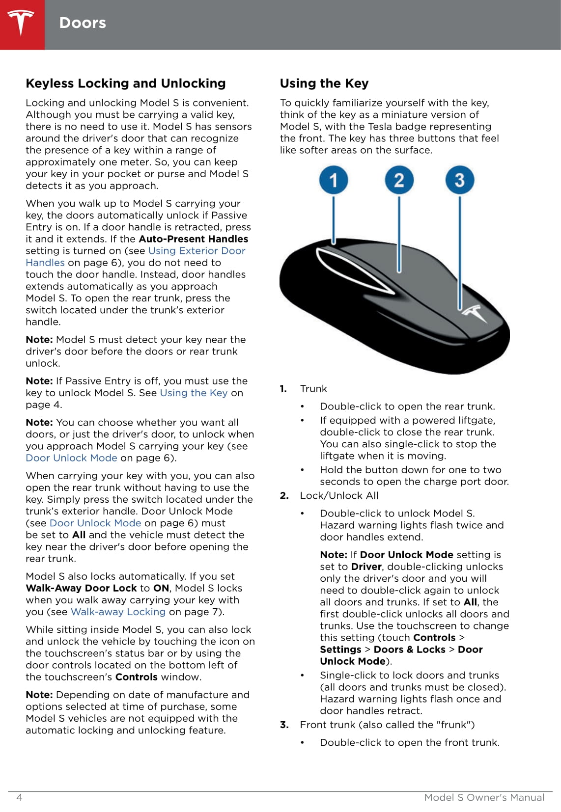 2016-2019 Tesla Model S Owner's Manual | English