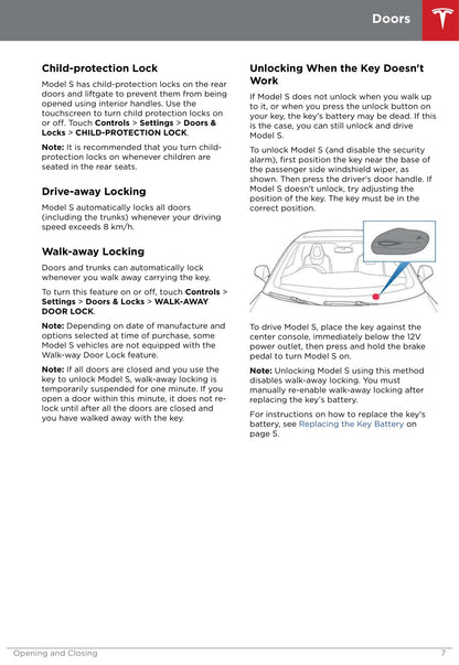 2016-2019 Tesla Model S Owner's Manual | English