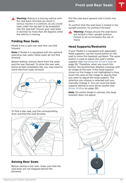 2016-2019 Tesla Model S Owner's Manual | English