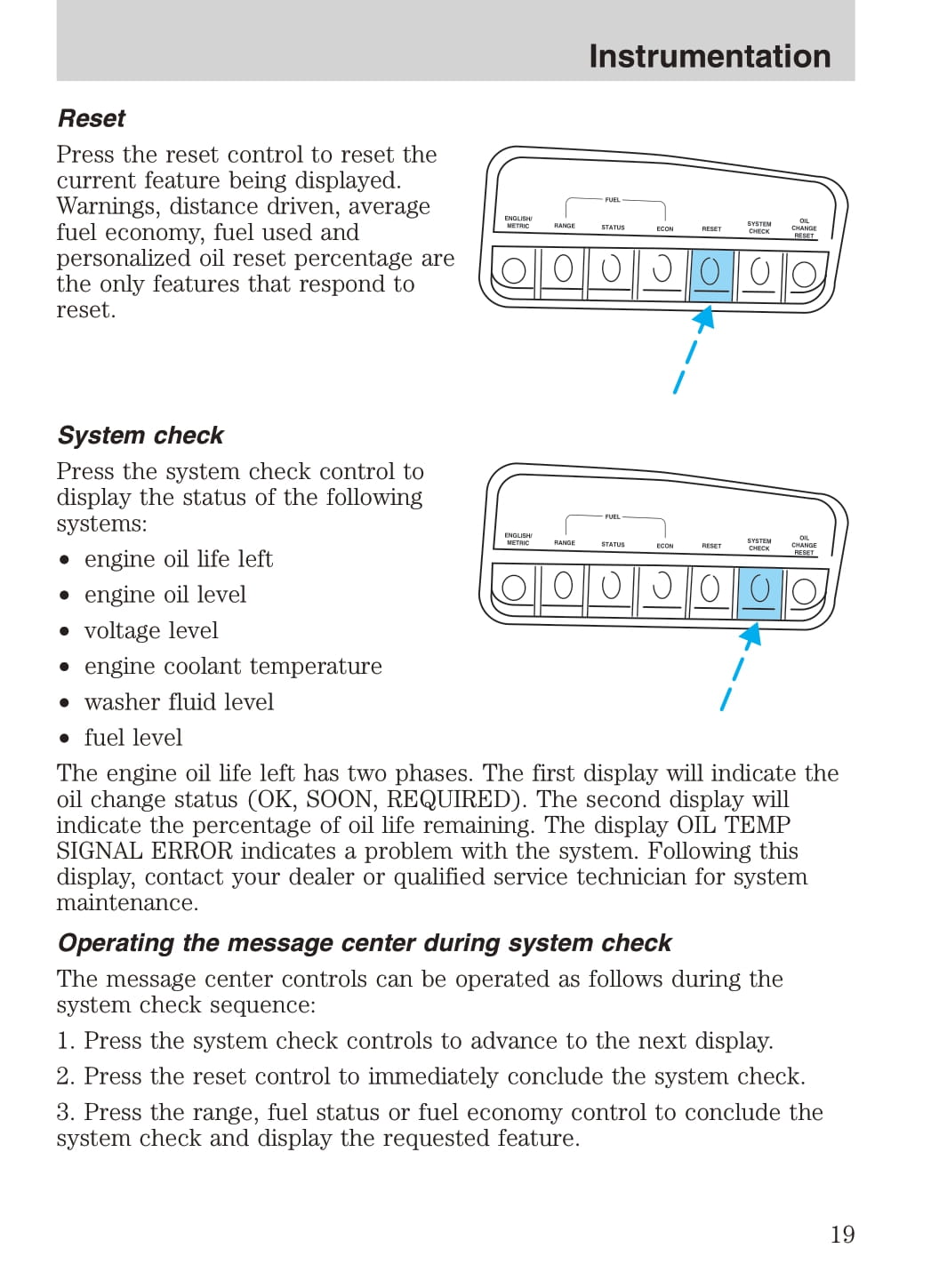 2001 Ford Explorer Owner's Manual | English