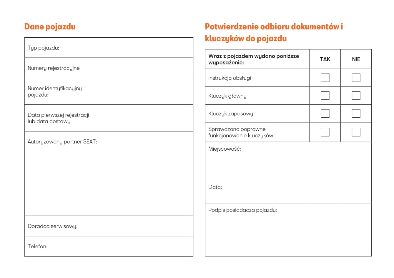 2019-2020 Seat Arona Owner's Manual | Polish