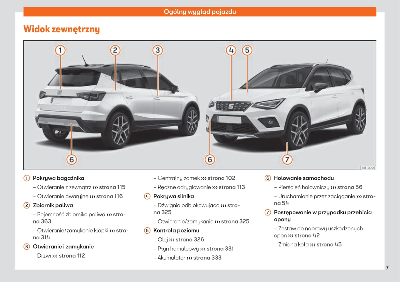 2019-2020 Seat Arona Owner's Manual | Polish