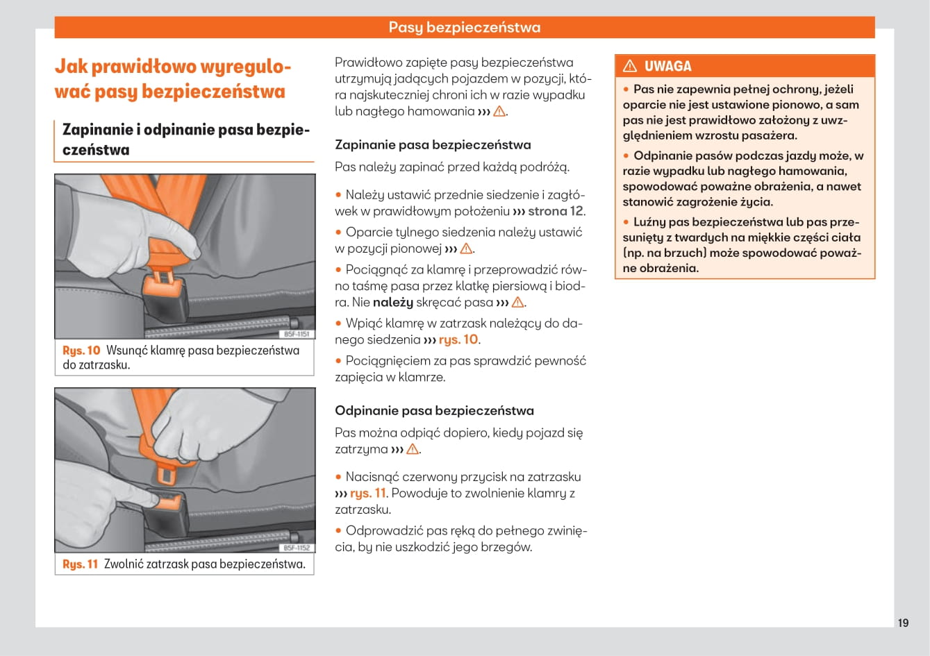 2017-2020 Seat Arona Bedienungsanleitung | Polnisch