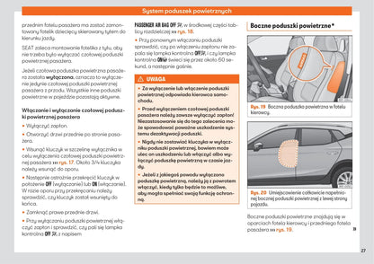 2017-2020 Seat Arona Bedienungsanleitung | Polnisch