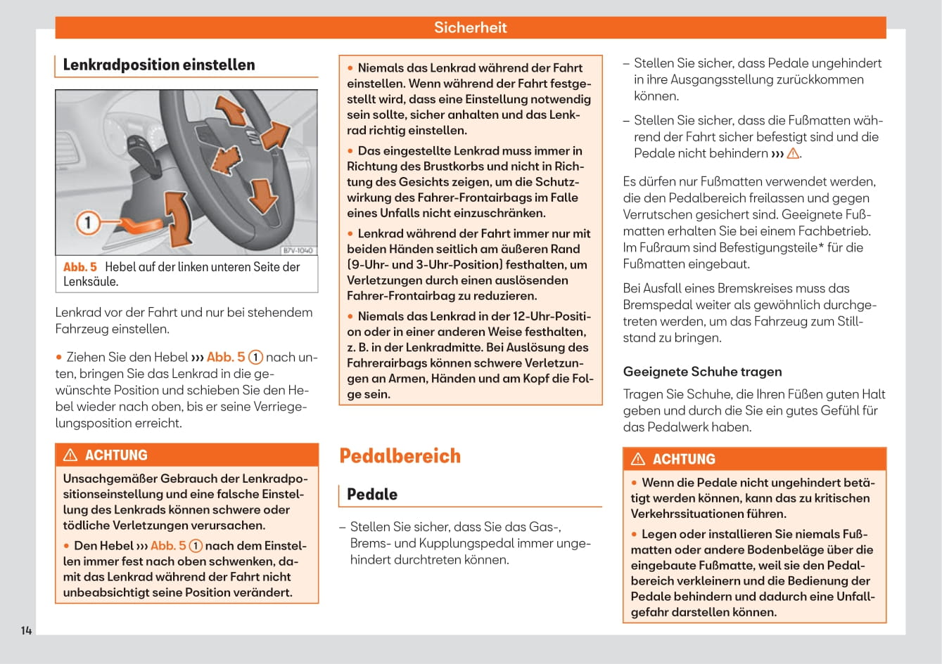 2019-2020 Seat Alhambra Owner's Manual | German