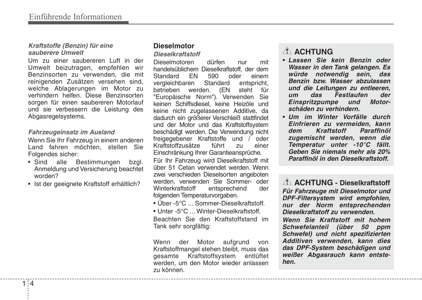 2010-2011 Kia Cee'd Owner's Manual | German