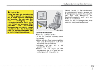 2010-2011 Kia Cee'd Owner's Manual | German