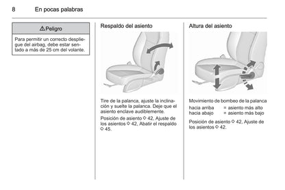 2015 Opel Astra Owner's Manual | Spanish