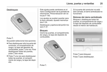 2015 Opel Astra Owner's Manual | Spanish