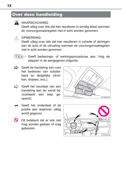 2018-2019 Toyota Auris Hybrid Owner's Manual | Dutch