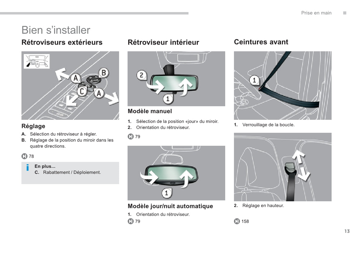 2013-2014 Peugeot 5008 Bedienungsanleitung | Französisch