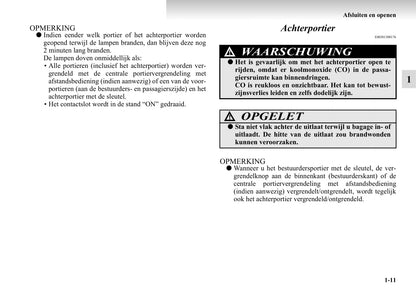 1999-2006 Mitsubishi Pajero Owner's Manual | Dutch