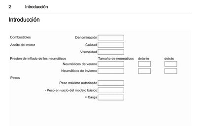 2013-2014 Opel Meriva Owner's Manual | Spanish