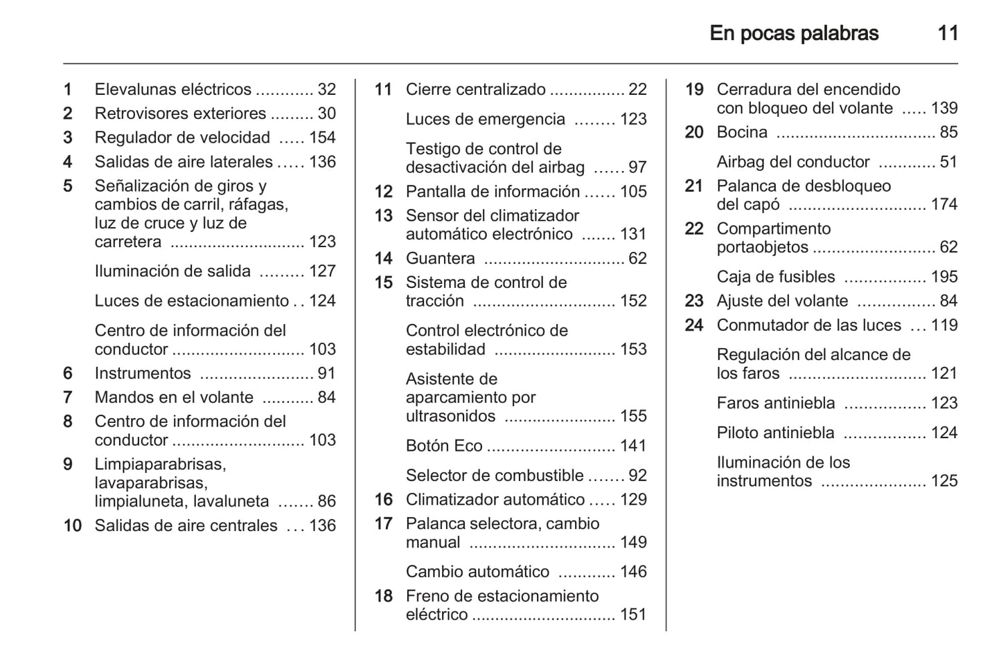 2013-2014 Opel Meriva Owner's Manual | Spanish