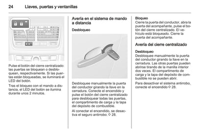 2013-2014 Opel Meriva Owner's Manual | Spanish