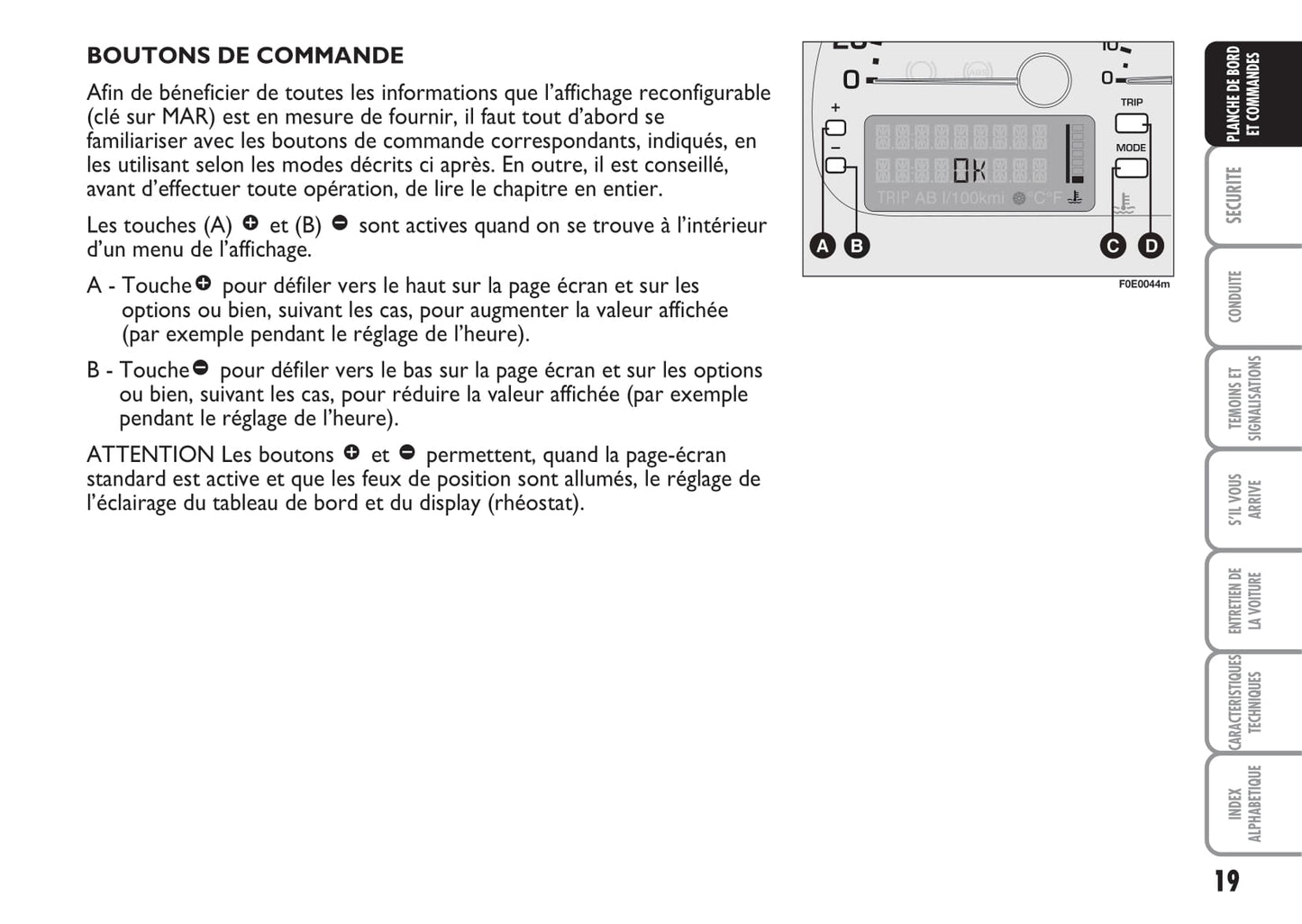 2007-2008 Fiat Multipla Owner's Manual | French