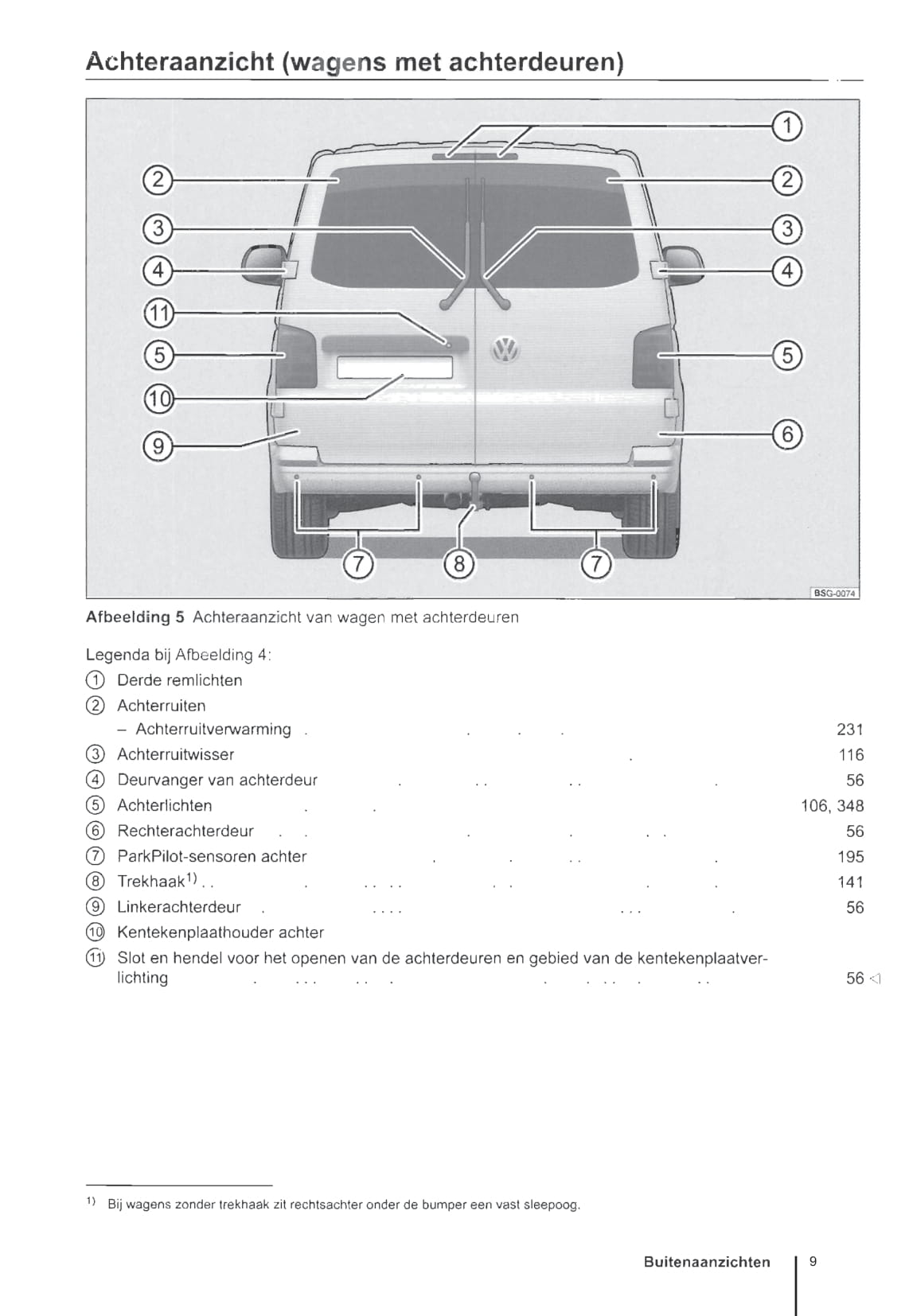 2009-2016 Volkswagen Caravelle/Transporter Bedienungsanleitung | Niederländisch