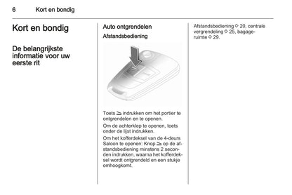 2006-2007 Opel Astra TwinTop Owner's Manual | Dutch