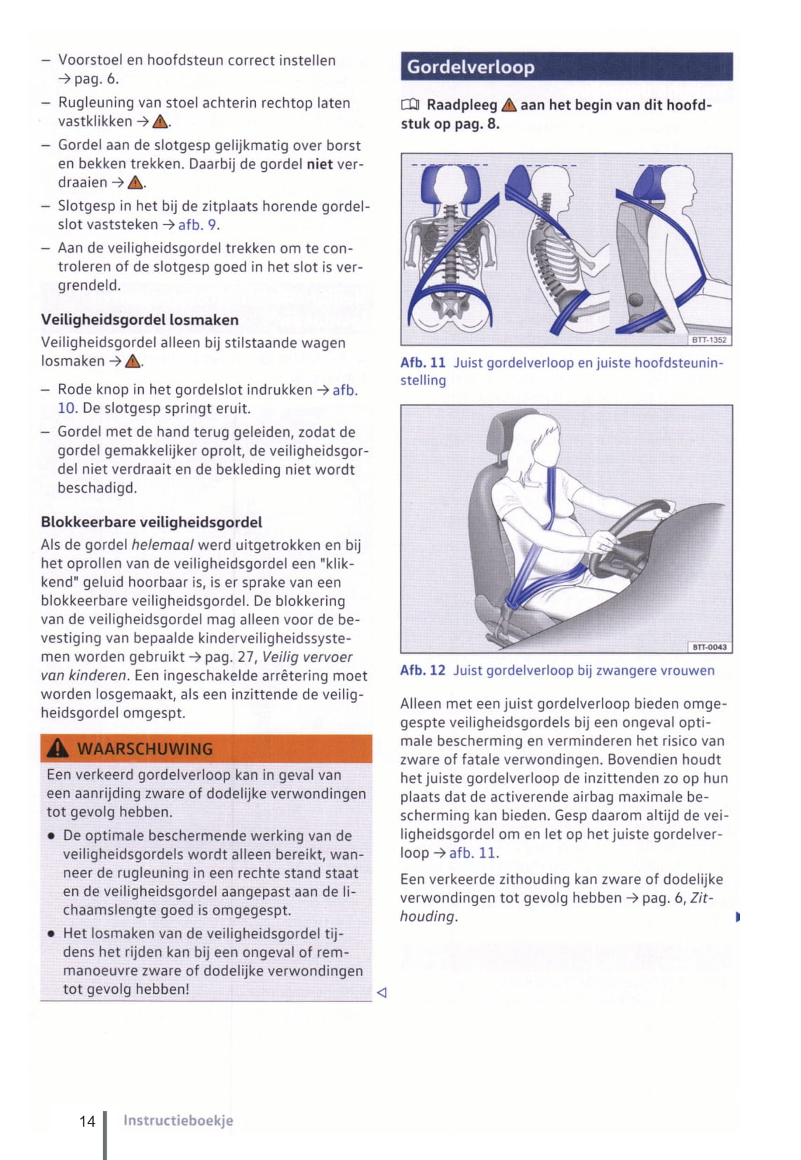 2016-2020 Volkswagen Tiguan Owner's Manual | Dutch