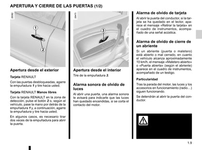 2015-2016 Renault Mégane Owner's Manual | Spanish