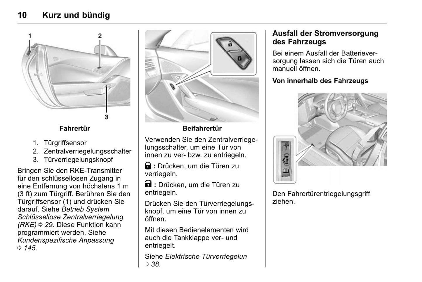 2014-2018 Chevrolet Corvette Bedienungsanleitung | Deutsch