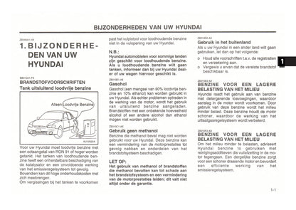 1999-2000 Hyundai Excel Bedienungsanleitung | Niederländisch