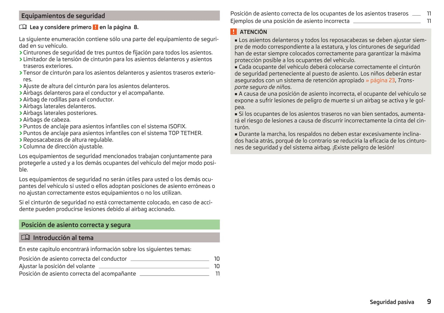 2014-2015 Skoda Superb Owner's Manual | Spanish