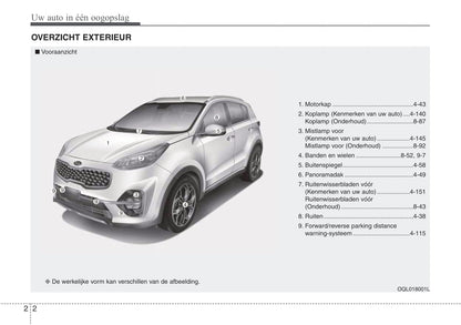 2019-2020 Kia Sportage Owner's Manual | Dutch