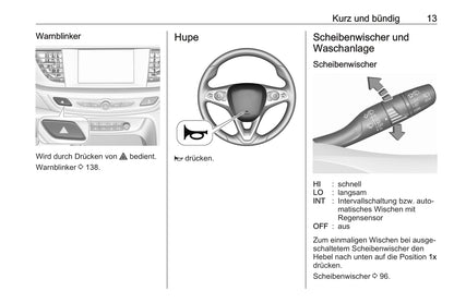 2020-2021 Opel Insignia/Insignia Grand Sport/Insignia Sports Tourer Owner's Manual | German