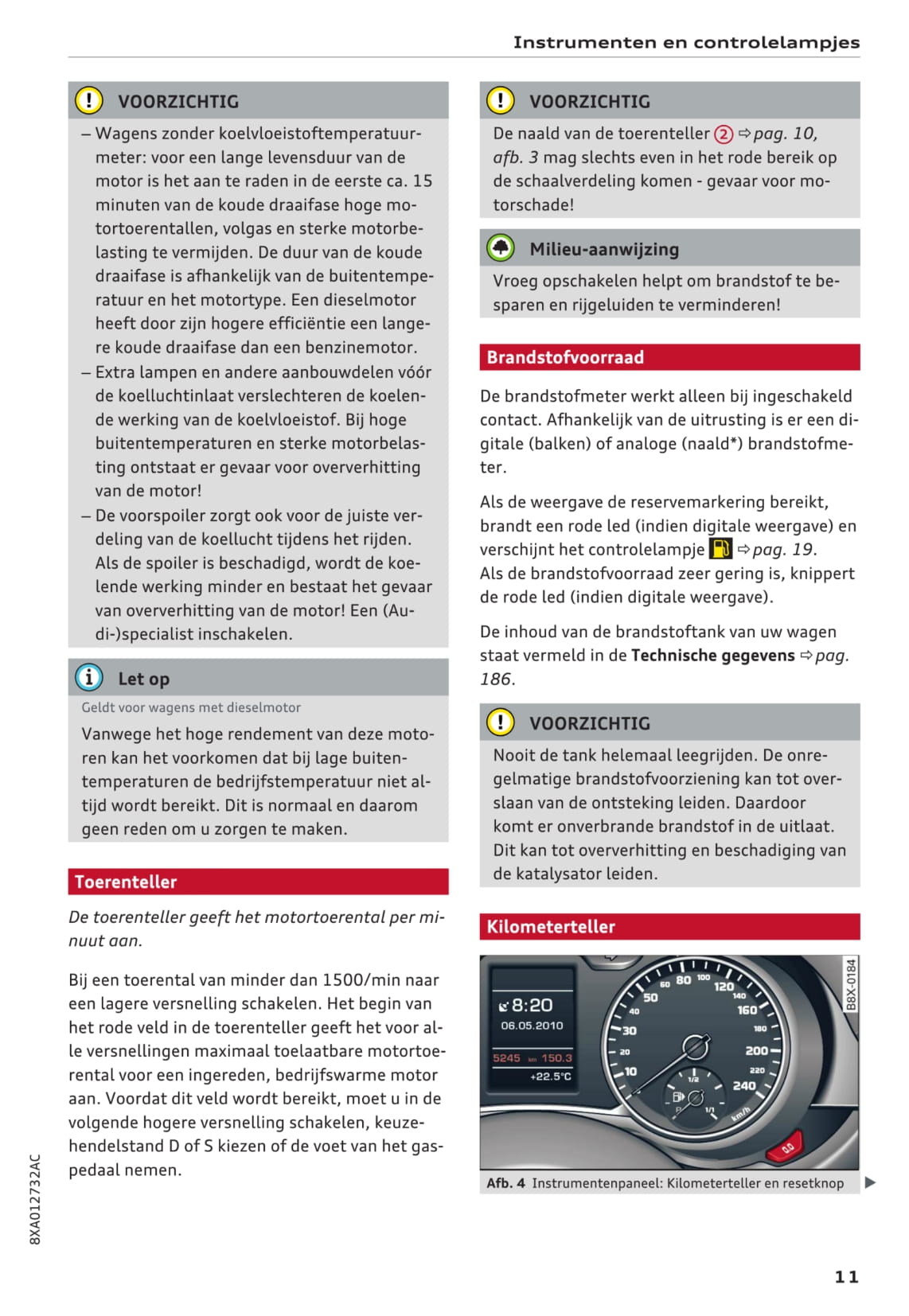 2015-2018 Audi A1 Bedienungsanleitung | Niederländisch