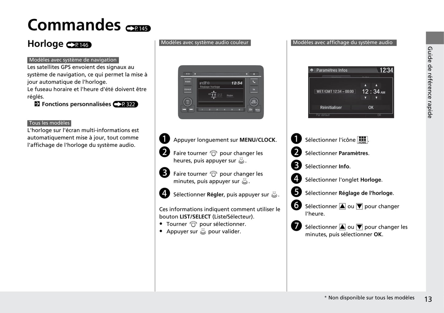 2015-2016 Honda HR-V Owner's Manual | French