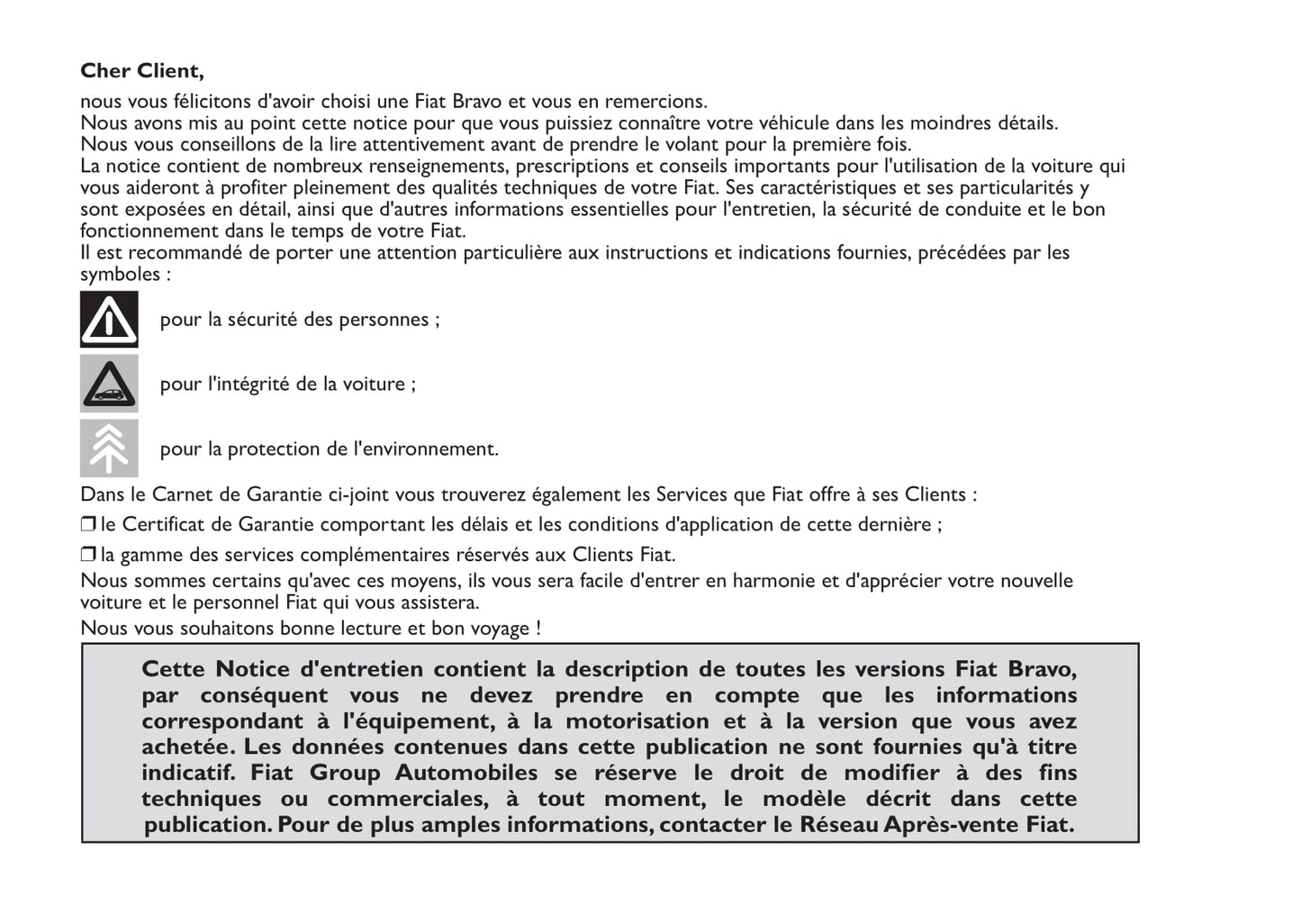 2014-2015 Fiat Bravo Bedienungsanleitung | Französisch