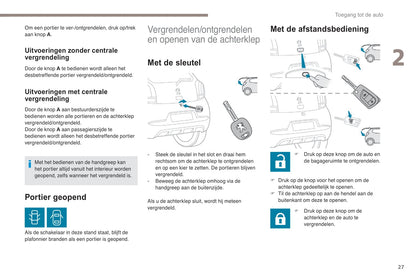 2018-2022 Peugeot 108 Owner's Manual | Dutch