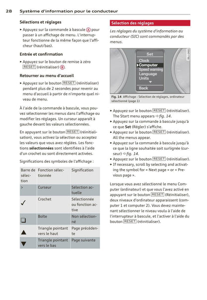 2012-2015 Audi R8 Bedienungsanleitung | Französisch